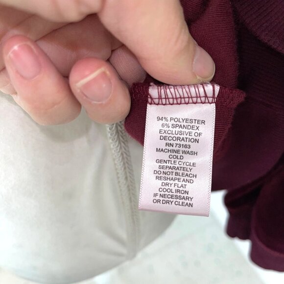 Luxurious Velour Sweatshirt Womens Plush Polyester Spandex Blend Pullover Purple - Picture 5 of 10